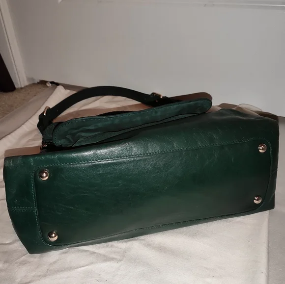 Nina Ricci Liane Green Lambskin Bag